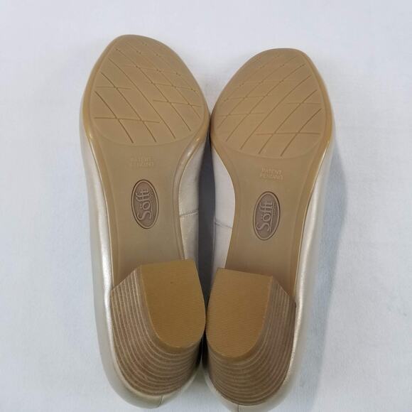 Sofft Comfort by Design Women’s 9.5M Gold Leather Block Heel Comfort Pumps NWOT - Picture 10 of 11